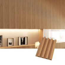 China Wholesale Easy to Install WPC Timber Tube Indoor Formaldehyde-Free Plastic PVC Wallboard